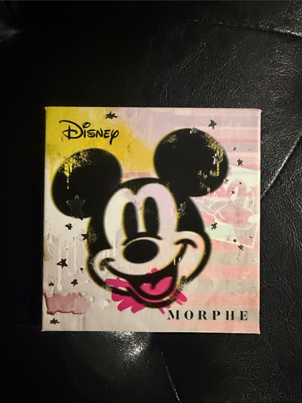 Morphe Disney Mickey Compact Palette - Black, Pink & Yellow Artwork